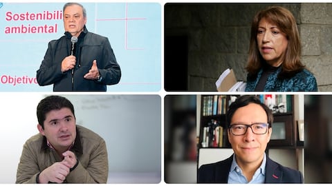 Ovidios Claros, Martha Lucía Zamora, Luis Felipe Henao y Luis Andrés Fajardo. Todos aspiran a la Procuraduría General de la Nación.