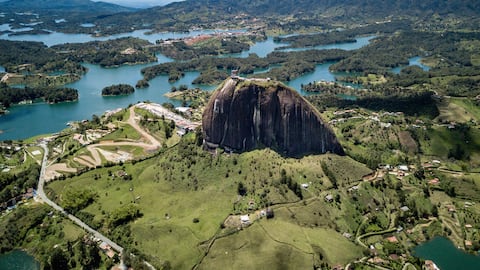 El Peñol de Guatape en Colombia