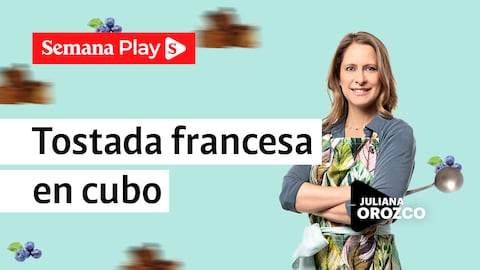 Tostada francesa en cubo | Juliana Orozco en Los Niños Cocinan