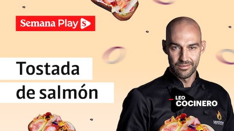 Tostada de salmón | Leonardo Moran en Cocina Saludable