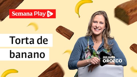 Torta de banano | Juliana Orozco en Los Niños Cocinan