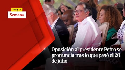 Oposición al presidente Petro se pronuncia tras lo que pasó el 20 de julio