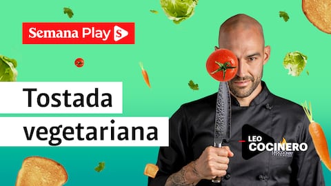 Tostada vegetariana | Leonardo Moran en Cocina Saludable