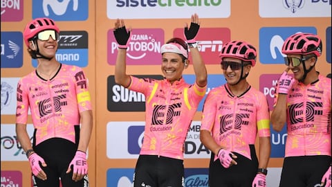 Andrea Piccolo participó en el Tour Colombia